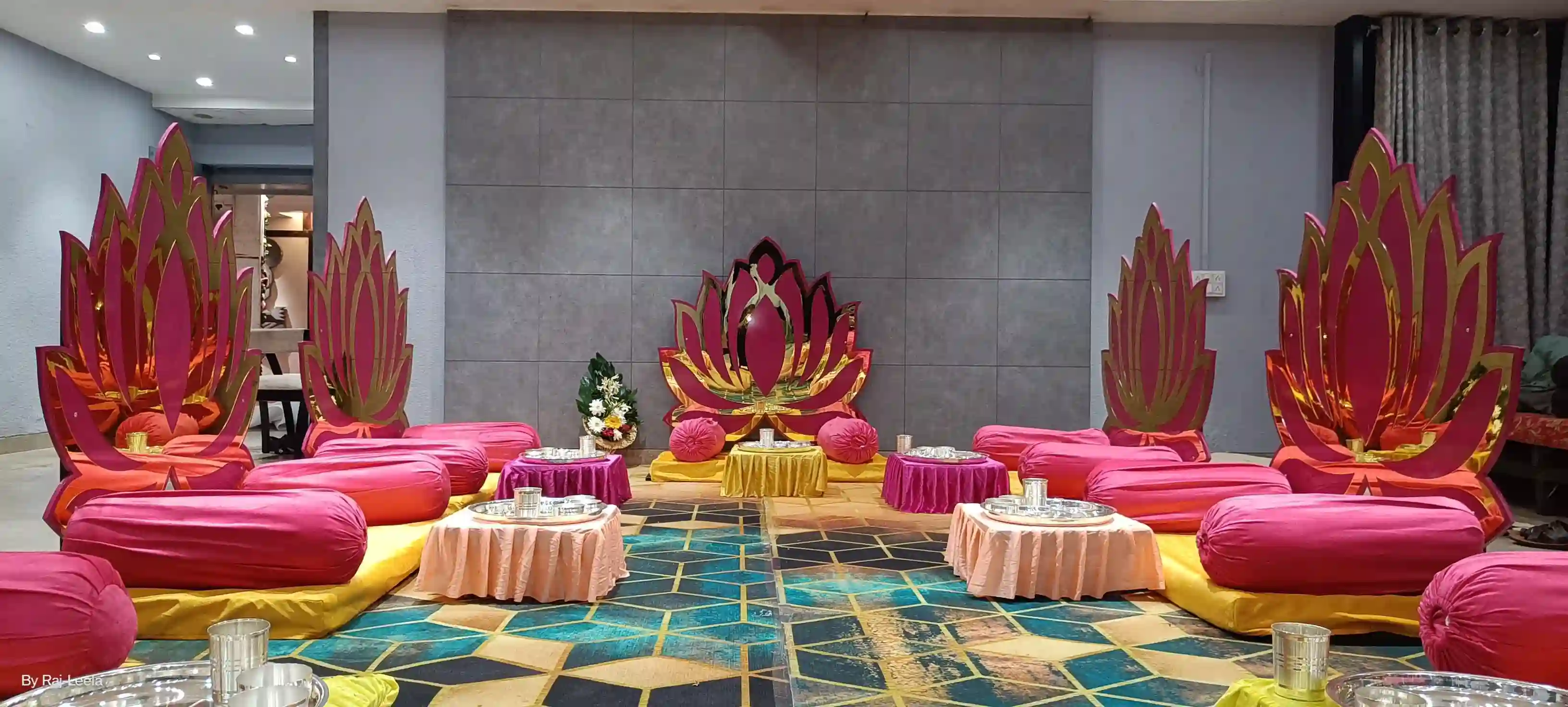 Royal dining setup decoration Raj Leela Events